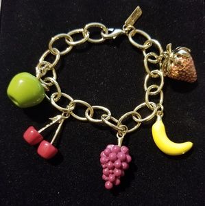 JEWELMINT Fruit Charm Bracelet